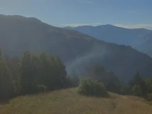 Хеликоптер Ми-17 от състава на ВВС участва в гасенето на пожара в Рила