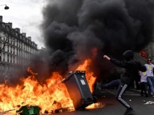 Протести и сблъсъци в цяла Франция, над 80 000 полицаи са по улиците, над 200 са арестуваните