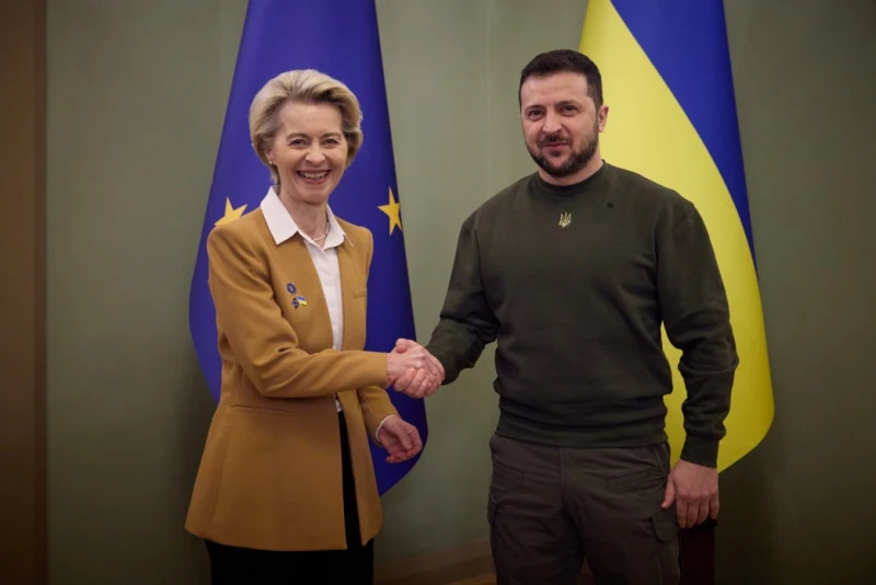 Зеленски проведе телефонен разговор с Урсула Фон дер Лайен