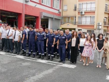 Пожарникарите в Бургас отбелязаха професионалния си празник