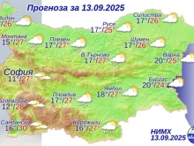 Очаква ни слънчева събота с температури до 30 градуса