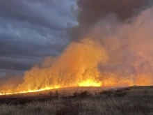 Частично бедствено положение в Тополовградско заради масивен пожар 