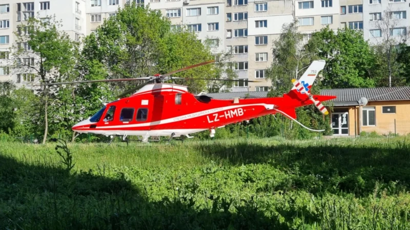 За пръв път: Медицински хеликоптер откара пациент от Ямбол