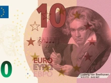 Новите евробанкноти: Бетовен на 10 евро, Мария Кюри на 20, а Да Винчи на 100