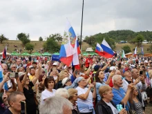 Въпреки че Русия обяви България за враг, хиляди се събраха на събора на русофилите край Калофер