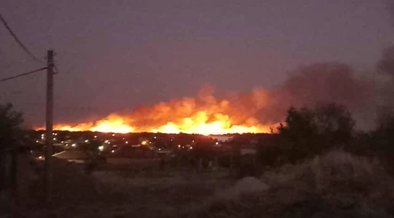 Голям пожар край Пловдив