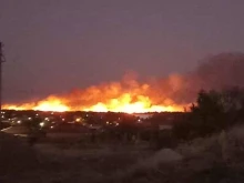 Голям пожар край Пловдив