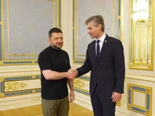 Зеленски се срещна с външния министър на Литва, обсъдиха укрепването на отбраната на двете страни
