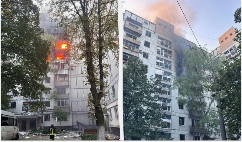 Русия с масивен въздушен удар по Днепър