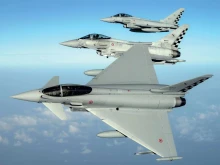 Британските изтребители Typhoon започват да патрулират в полското небе като част от операция "Източен страж"