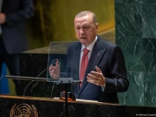 Изключиха микрофона на Ердоган, докато говореше за "кланетата и насилието" в Газа