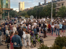 Протестът "Свобода за Благо!" блокира кръстовище във Варна