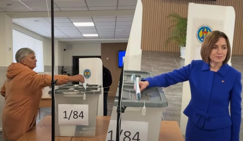 Проевропейската партия на Мая Санду води на парламентарните избори в Молдова