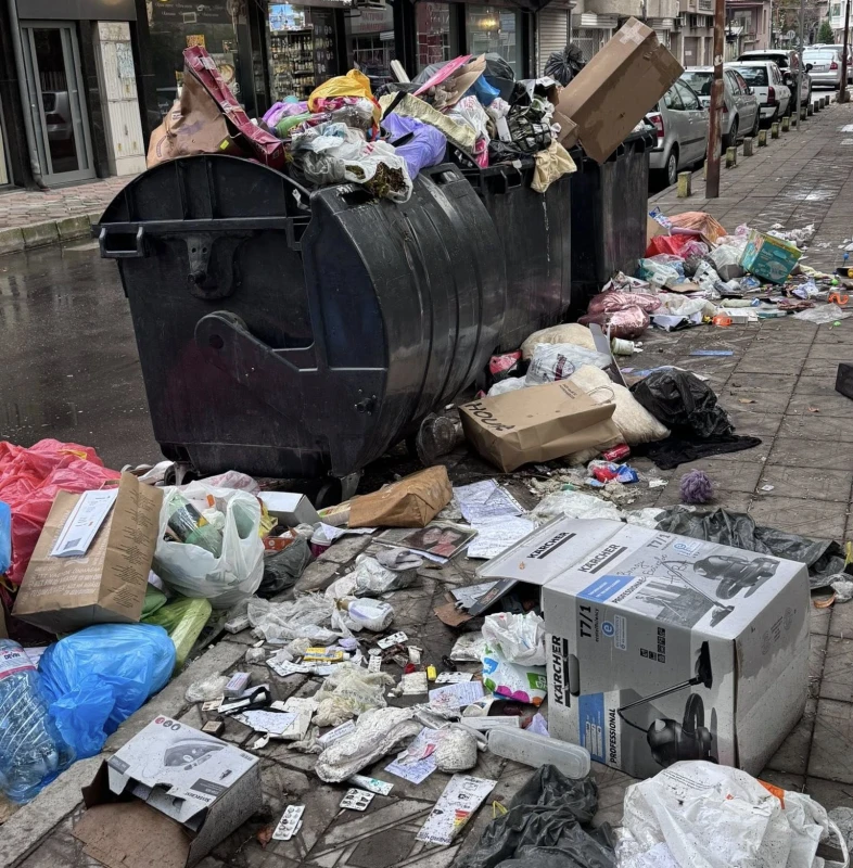Грозен пейзаж в северната част на Пловдив