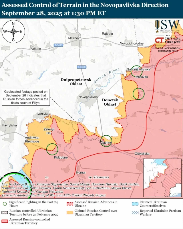 ISW: Руската армия е изправена пред логистични проблеми и недостиг на войници в ключови райони