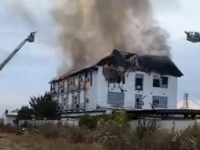Голям пожар избухна в хотел в Румъния