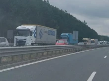 Поредното голямо задръстване на АМ "Тракия" край Вакарел