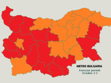 Meteo Bulgaria издаде червен код за идните два дни