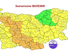 Много лошо време в цялата страна – предупрежденията за значителни валежи са от първа и втора степен