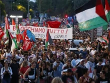 В Италия е обявена обща стачка заради задържането на Глобалната флотилия "Сумуд"