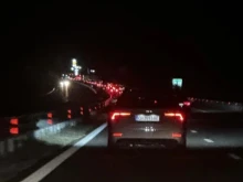 Очевидец: От часове сме блокирани на АМ "Тракия" около Пазарджик 