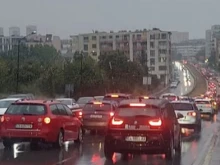 Големи задръствания в София на няколко места