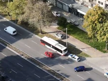 Няма пострадали при катастрофата на бул. "Васил Априлов" в Пловдив