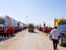 Израел е уведомил ООН, че ще намали очаквания брой камиони в Газа