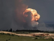 Крим е под ударите на БпЛА: В Гвардейске гори петролно депо и склад за боеприпаси
