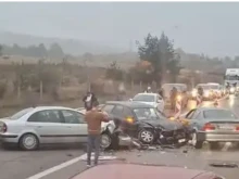 Задръстването на АМ "Тракия" е жестоко