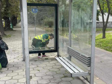 В район "Западен" в Пловдив ловят псевдохудожници, драскащи по спирки
