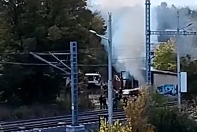 Пожар вдигна на крак пловдивските пожарникари и полицаи