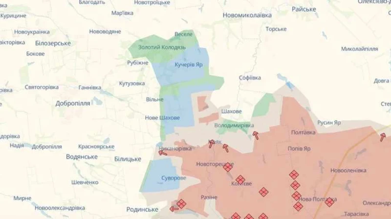 DeepState: ВСУ отблъснаха руснаците на Покровското направление, но Русия напредва активно другаде