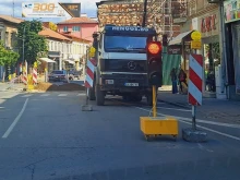 Ремонт на водопровод затваря улица в центъра на Кюстендил