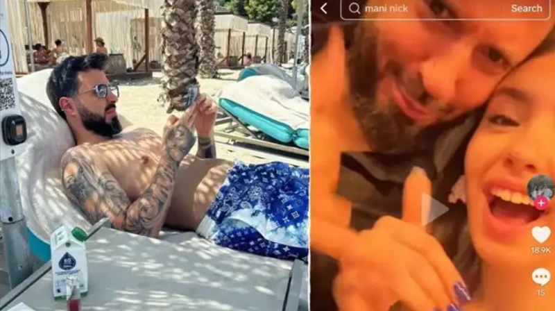 Мартин Елвиса с дъщеря си на дискотека