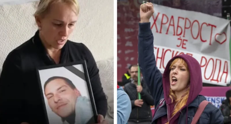 Доскоро обикновена жена, днес е лице на протестите в съседна Сърбия