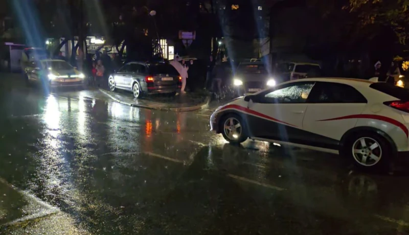 Автомобил помете пешеходец в благоевградския квартал "Струмско"