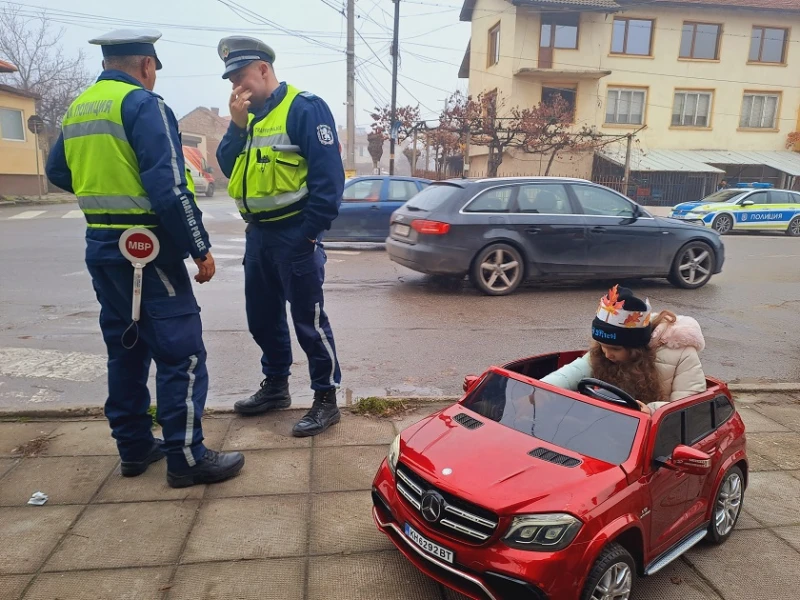 Нещо необичайно се случи на едно от кръстовищата в Кюстендил