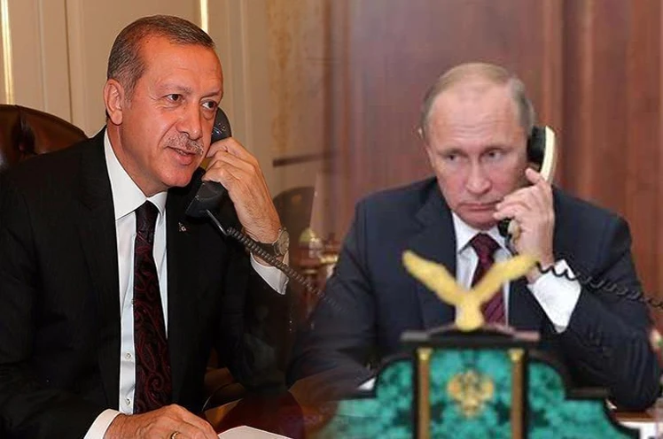 Путин проведе телефонен разговор с Ердоган