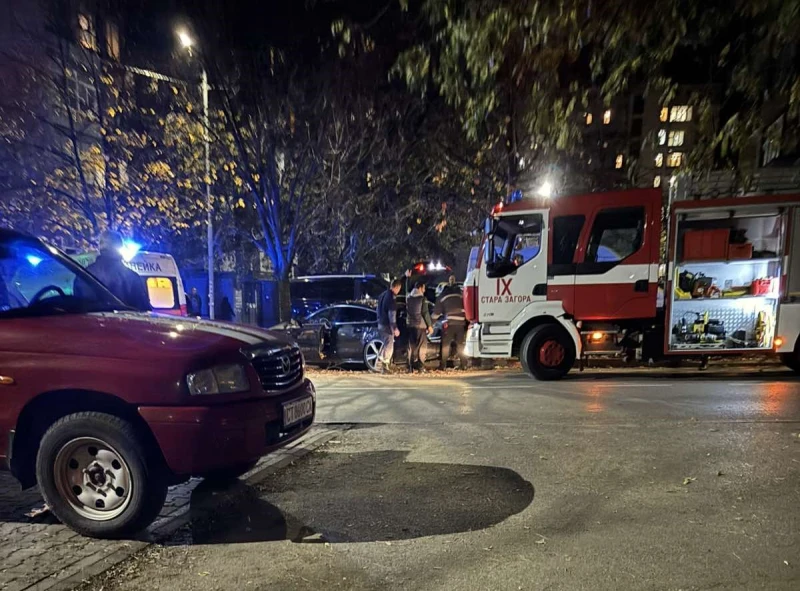 Три катастрофи за денонощието в Старозагорско, пострадали са десет души