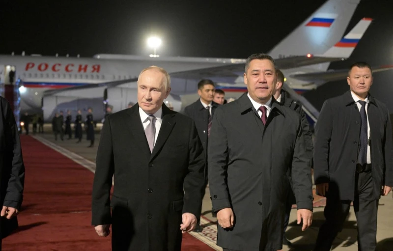 Путин на държавно посещение в Киргизстан