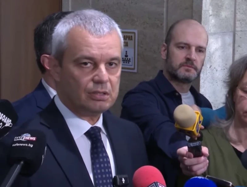 Костадин Костадинов: Протестът е показател, че голяма част от българското общество не иска да бъде тъпкана и държана в робско състояние