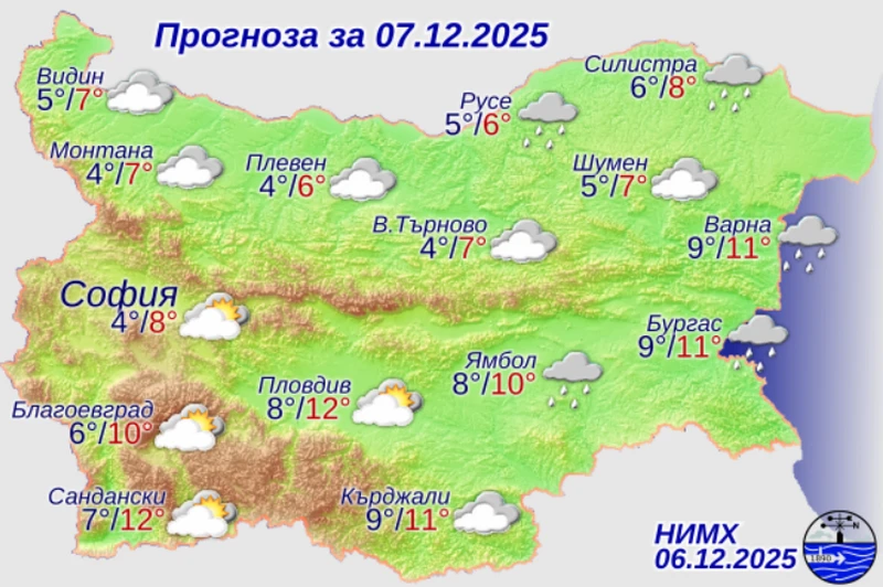 Продължава да вали и в неделя, ето къде