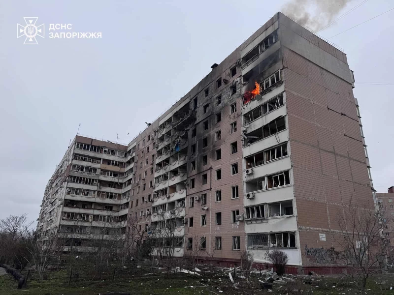 Русия атакува Запорожие: 26 души са ранени