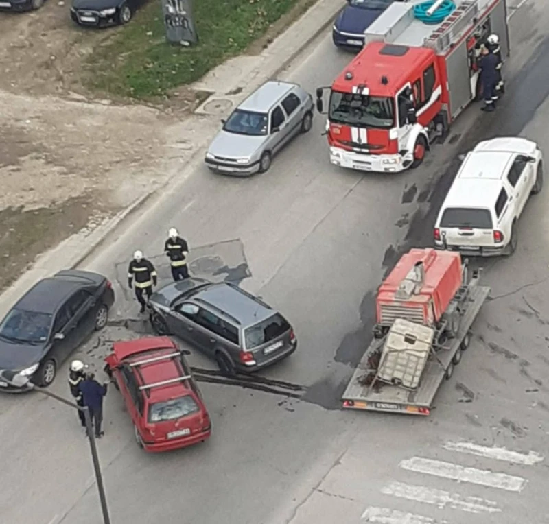 Сериозна катастрофа в Пловдив, на място има и пожарна