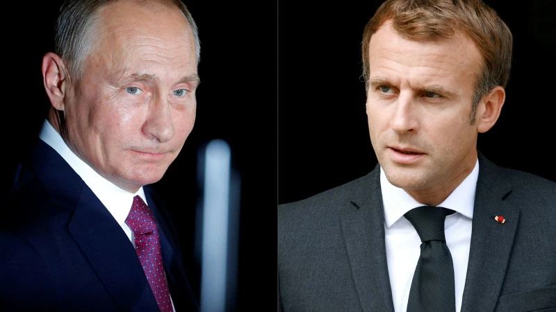 Елисейският дворец приветства готовността на Путин да разговаря с Макрон