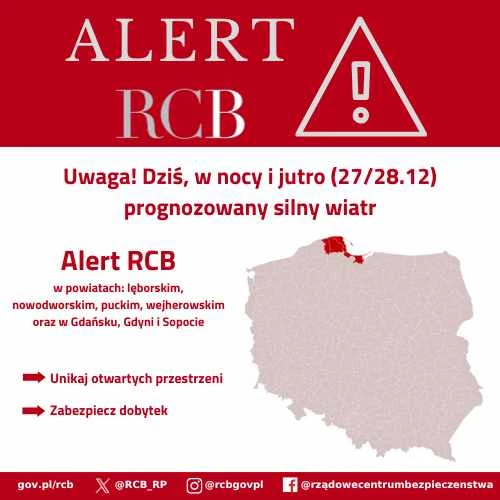 Предупреждение за бури в Латвия, Естония и Полша