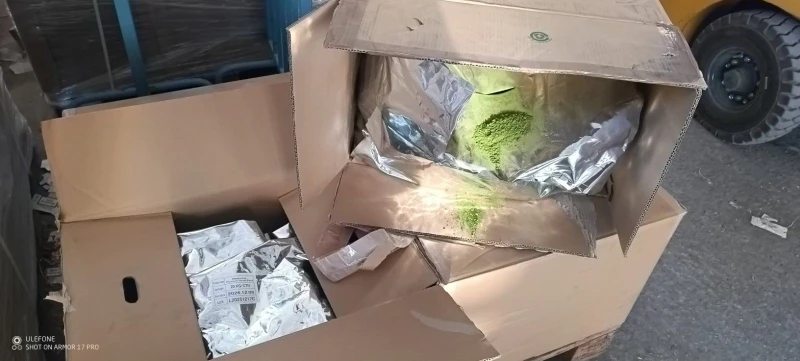 Служители от ТД Митница Русе задържаха 100 кг японски чай при проверка на товарен автомобил