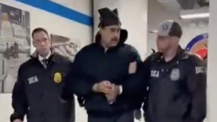 Белият дом публикува първо видео на Мадуро след задържането