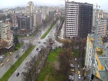 Сняг заваля и в Пловдив